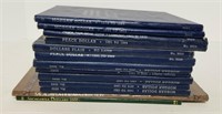 Lot Of 13 Various US Dollar Empty Coin Books