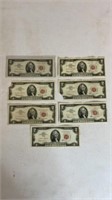 1963A Red Seal $2 Bills (7)