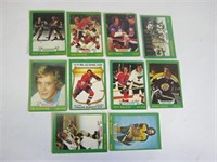 10-   Opeechee 1972-73 Hockey Cards