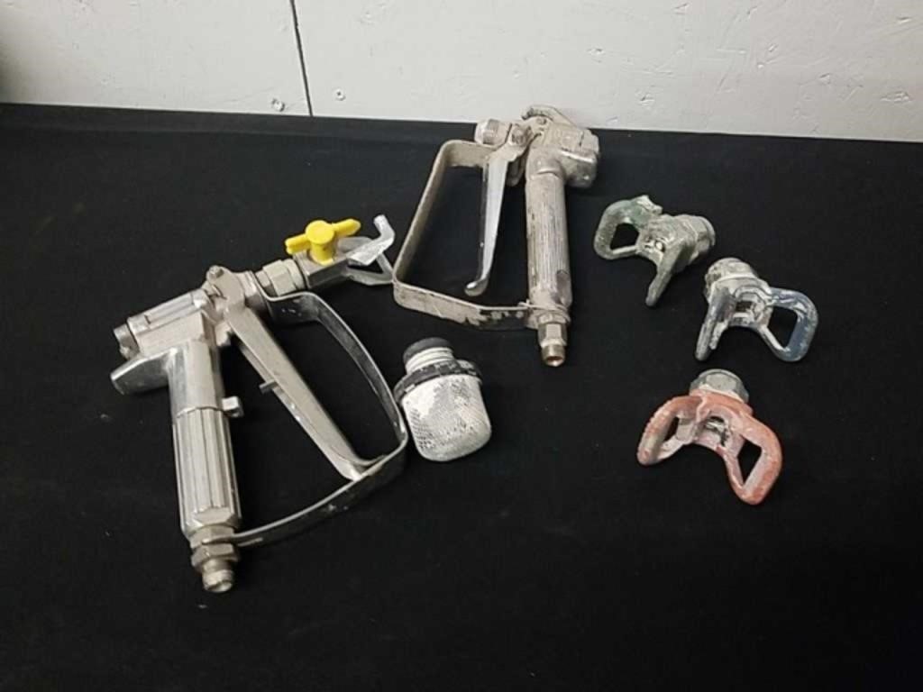 Paint sprayer pieces