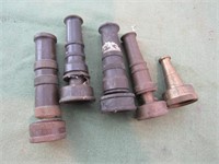 5) Brass Hose Nozzles includes Our-Some