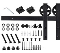 78-in Matte Black Barn Door Hardware Kit $90