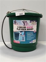 3 Gallon Heated Flat-Back Bucket