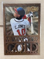 Chipper Jones  Mining for Gold Insert