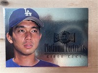 Hideo Nomo Metal Platinum Portraits Insert