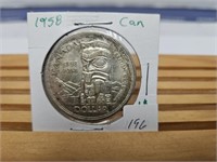 1-1958 CANADIAN DOLLAR