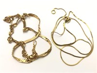 14K Gold Necklaces 2.69 grams