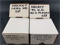 4 Boxes of Hockey cards, various sets various year