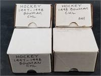 4 Boxes of Hockey cards, various sets various year