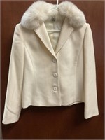 Ellen Tracy White Coat