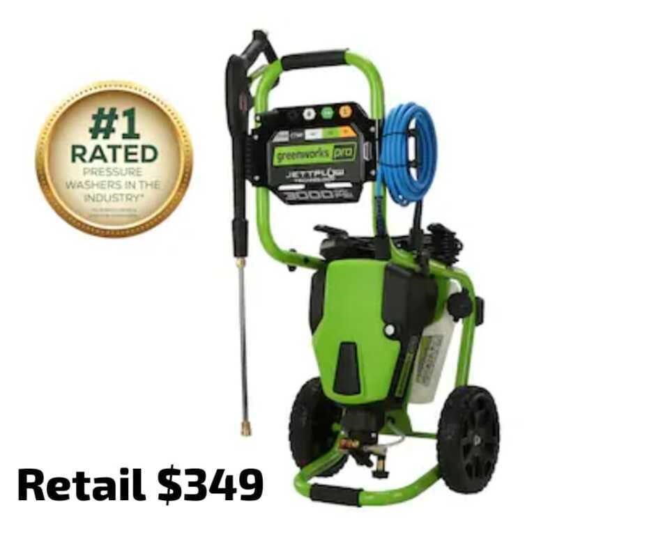 Greenworks Cold Water Electric Pressure Washer