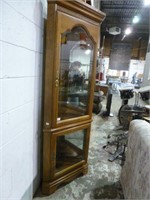 Corner Curio Cabinet 27" x 12" x 75"