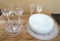 Frosted Glassware, Candlewick, Misc