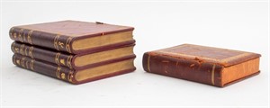 Leather Bound Boxes In The Form of Books, 2
