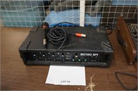 Micromix MP4 amp with one mic & cable, working