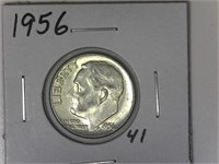 1956 Silver Roosevelt Dime