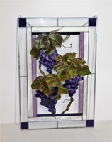 Stained Plexi Glass of Hanging Grapes