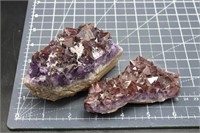 1lb 3oz Redcap Amethyst Specimens