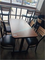 table  with chairs