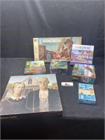 Puzzles, games, flash cards
