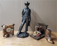 Bronze Like Cowboy & Western Decor