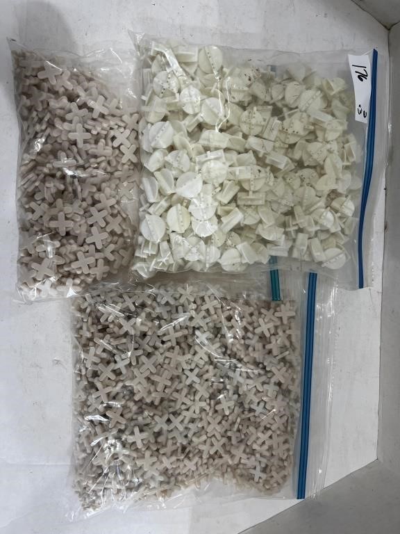 (3) Bags of Tile Spacers