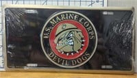Us Marine corps devil dogs USA made license plate