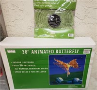 30: Animated Butterfly , Large Solar Lantern
