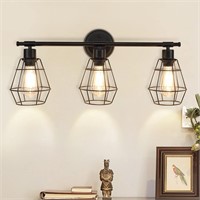 Depuley 3 Light Industrial Bathroom Vanity Light