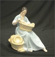 Royal Doulton "The Basket Weaver" figure