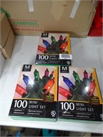 NIB 3 Boxes of 100 Mini Light Sets