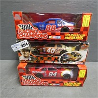 (3) Racing Champions Diecast Racing Cars