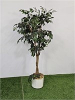 IMITATION FISCUS TREE - 74" TALL