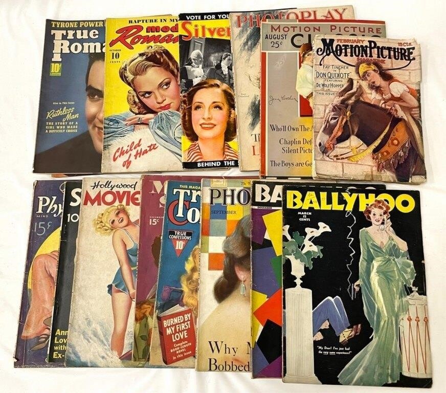 Fourteen Vintage Men's Magazines