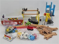 KidKraft Wood Toys, Airplane, Train, Cars Set &