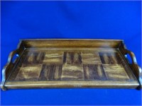 Heavy Wood Butlers Tray