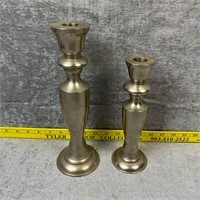 2 Metal Candle Holders