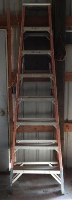 Werner 8ft fiberglass “A” frame step ladder