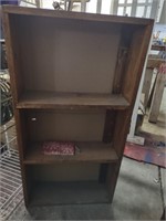 Wood Shelf, 36"T x 18"W x 6"D