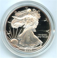 2004 Proof U.S. Silver Eagle