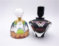 (2) VINTAGE PERFUME BOTTLES