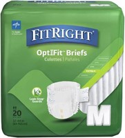 Medline FitRight OptiFit Extra+ Adult Diapers