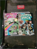 Pair of Marvel Power Pack Comic Books