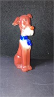 Dog Figurine Decanter 7" High