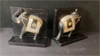 Pair Of Elephant Bookends