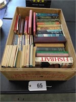 Wood Crate of Books