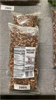 Two packs of shell pecans