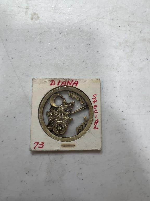 Diana 1973 doubloon