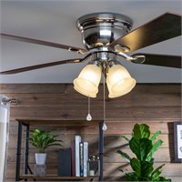 $75  Harbor Breeze 52-in LED Ceiling Fan