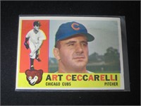 1960 TOPPS #156 ART CECCARELLI CHICAGO CUBS